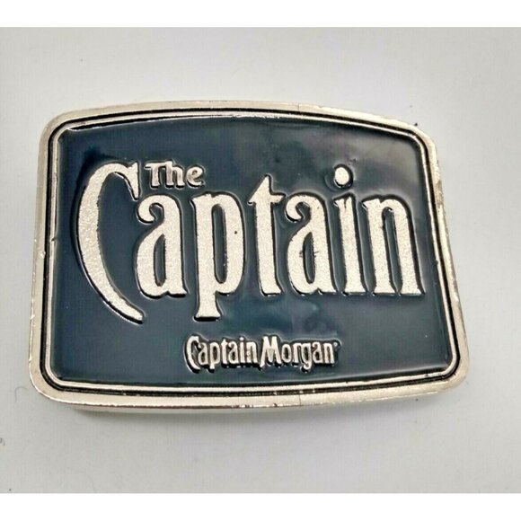 Vintage Captain Morgans Belt Buckle "The Captain"  3" x 2 3/8" & Playing Cards - Picture 9 of 11